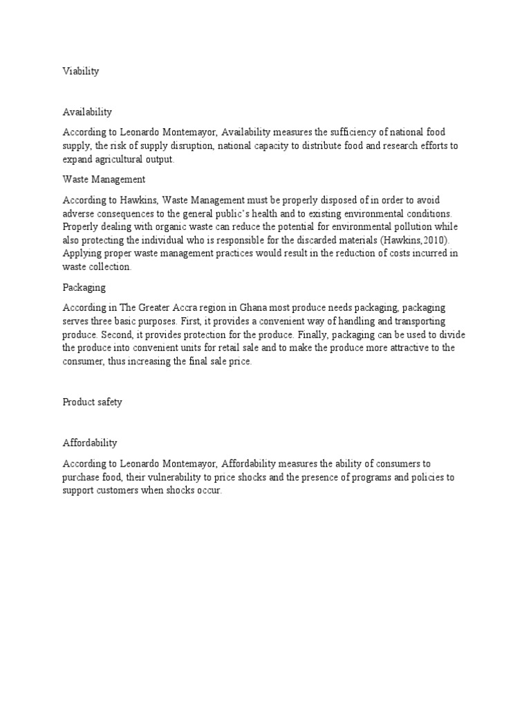 Viability | PDF | Science & Mathematics | Technology & Engineering
