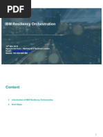 Resiliency Orchestration