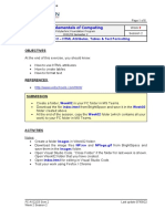 Practical 2 - HTML Attributes, Tables & Text Formatting