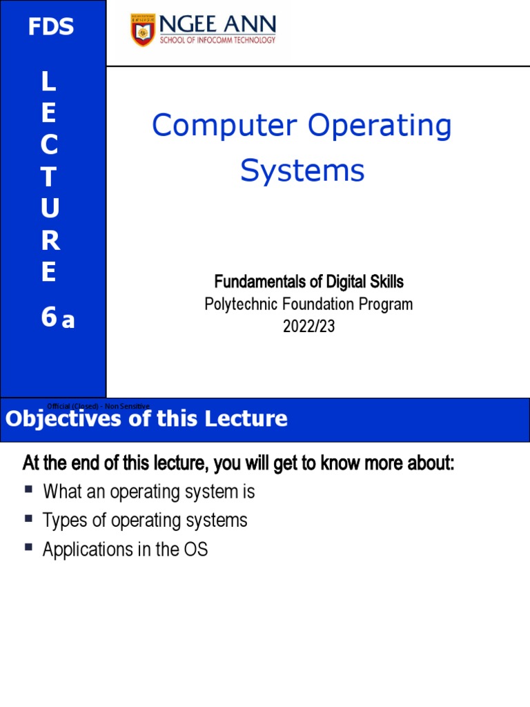 FDS2022Apr Week 06 - 1. Operating Systems | PDF | Operating System ...