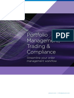 Advent Solutions - Portfolio Trading Brief