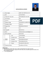 Format Daftar Riwayat Hidup