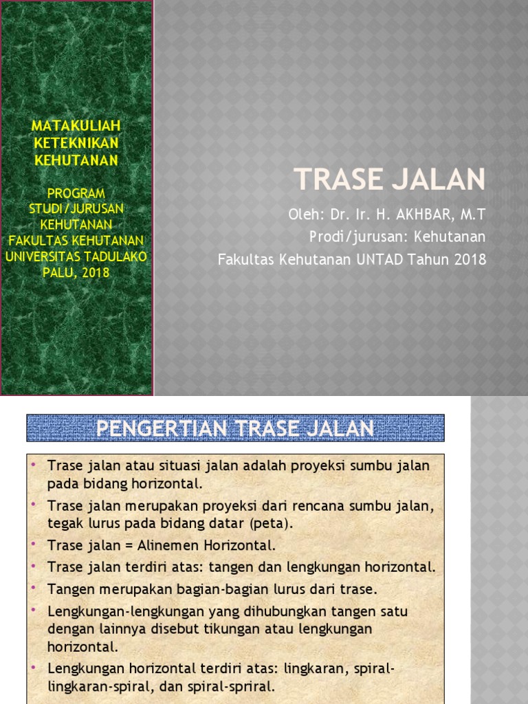 Trase Jalan Pdf