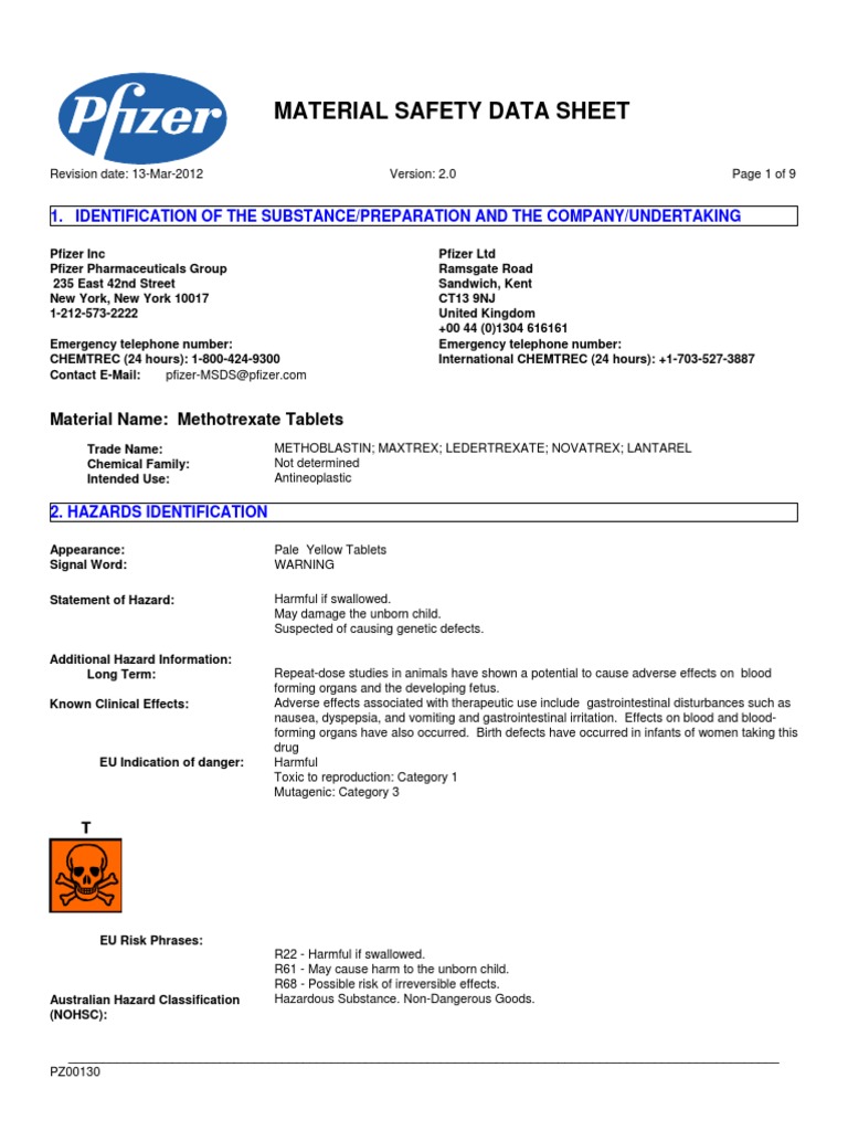 Methotrexate | PDF | Toxicity | Firefighting