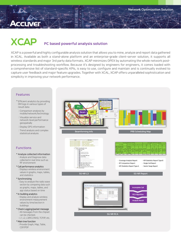 XCAP: Advanced Network Analysis Tool | PDF | Computer Network | Automation