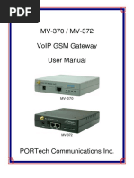 MV-372 User Manual