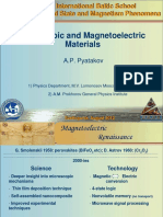 A.P.Pyatakov - Multiferroic and Magnetoelectric