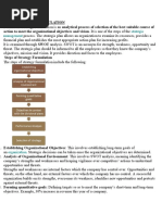 Strategy Formulation