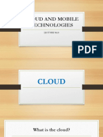 Lecture 10. Cloud and Mobile Technologies