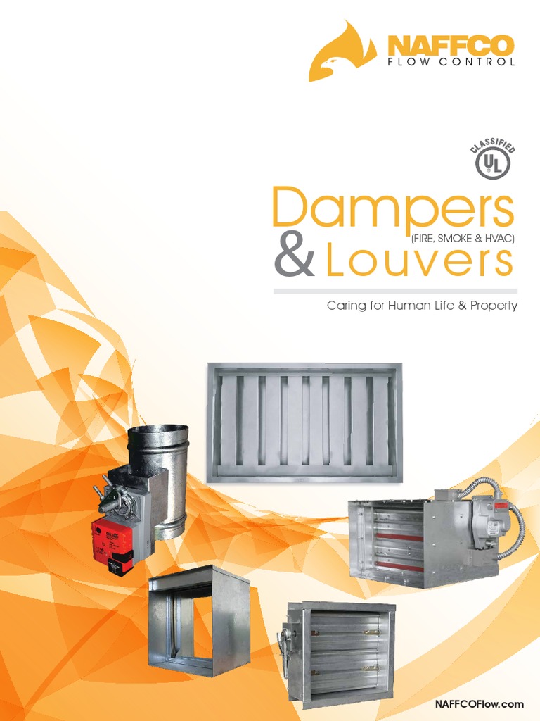 Dampers Louvers Catalogue 0817 2 PDF Duct (Flow) Door