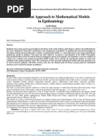 A Fixed Point Approach To Mathematical Models in Epidemiology