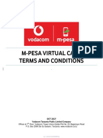 M-Pesa Virtual Card Terms and Conditions