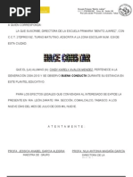 CARTA DE BUENA CONDUCTA