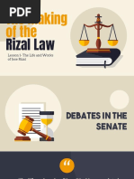 Lesson 1 - The Making of The Rizal Law