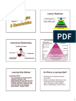 7-Learning Styles Characteristics