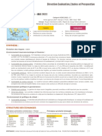 Indonésie Synthèse des risques 05-2022