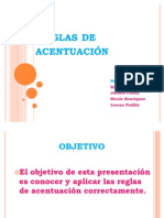 Reglas de Acentuación