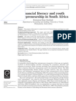 Financial Literacy and Youth Entrepreneurship in South Africa