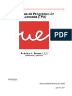 Técnicas de Programación Avanzada (TPA) : Práctica 1: Temas 1,2,3