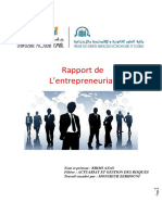 Entrepreneuriat Rapport