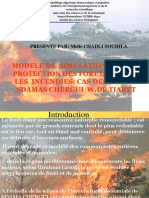 Modele de Simulation Pour La Protection Des Forets Contre Les Incendies Cas de Forets