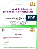 Estrategias de Solucion de Problemas No Estructurados