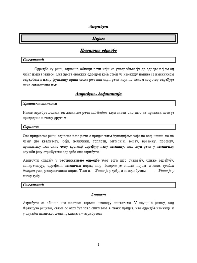 Атрибут | PDF