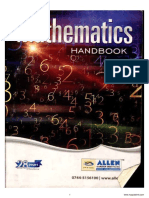 Maths Handbook of Formulas