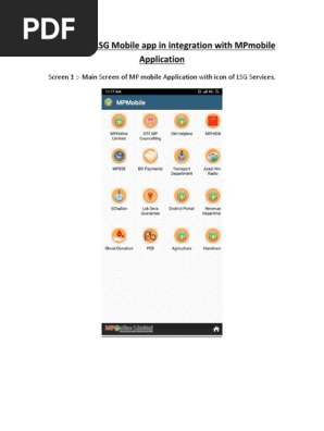 Mobile App Manual