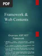 Unit 1 - Framework & Web Contents