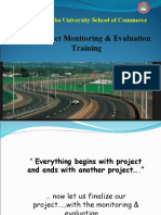 Addis Ababa University Project M&E Training