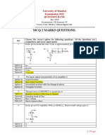 Mumbai University 2022 Exam VLSI Mixed Signal Question Bank