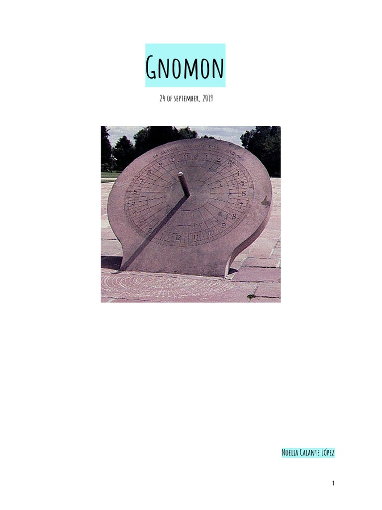 Gnomon PDF