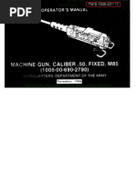 50-Cal Machine Gun Maint - Oper