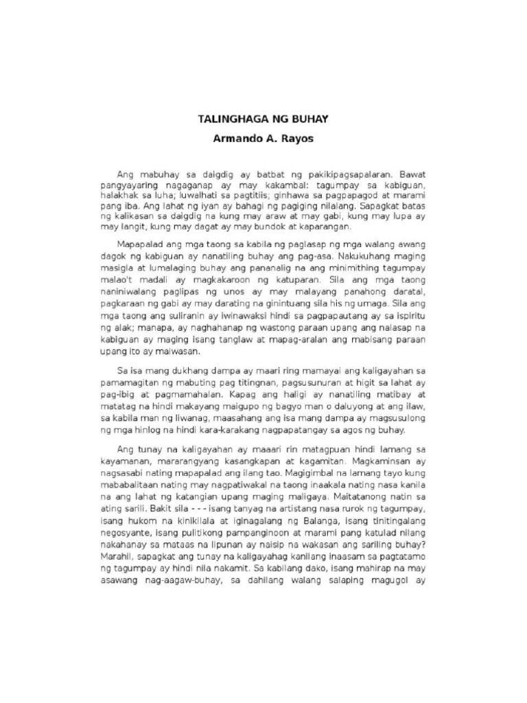 Akoy Makabago PDF