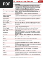 Glossary of 100 Networking Terms You Must Know