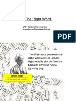 Copy of 'The Right Word'