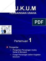 Hukum Persaingan Usaha