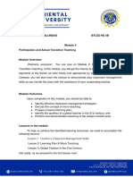 FS 101 MODULE 3 Participation and Actual Transition Teaching TALUNDAS, JESRYL M.