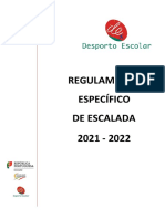 Regulamento de Escalada 2021-2022