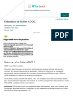 ADOC Extension - Comment Puis-Je L'ouvrir?. - 1629098051863