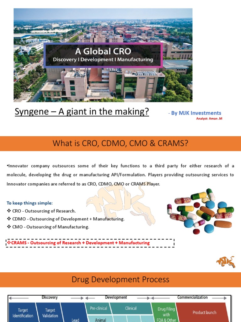 Understanding CRO, CDMO, and CRAMS | PDF