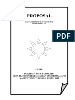 Proposal Kue B. Dayat