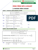 CH A BTVN - Phương Trình Logarit