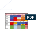 Horario de Escuela 5to A