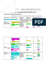 Método y Técnicas de Estudio 2022 2