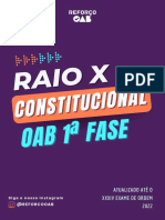 (Reforço Oab) Raio X Constitucional