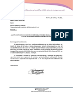 CARTA N°84-CDM2021 Vicepresidente de La Asociación de Músicos de Mi Perú