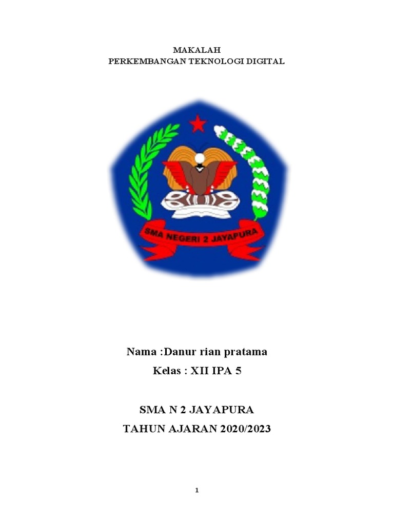 MAKALAH Teknologi Digital-1 | PDF