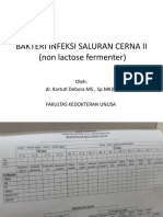 Praktikum Bakteri Saluran Cerna Non Lactose Fermenter 2022